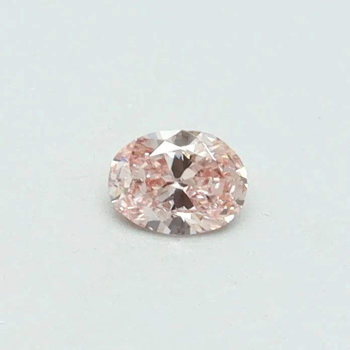 0.13ct Oval Lab Grown Diamond (Colour Fancy Intense Pink, Clarity VS2, IGI Certified)