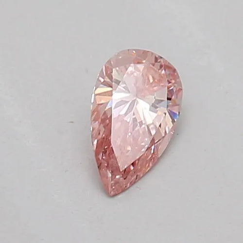 0.14ct Pear Lab Grown Diamond (Colour Fancy Vivid Pink, Clarity VS1, IGI Certified)