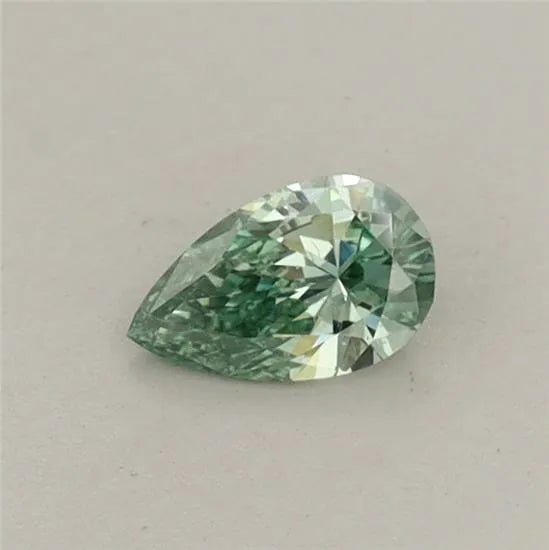 0.24ct Pear Lab Grown Diamond (Colour Fancy Vivid Green, Clarity VS1, IGI Certified)