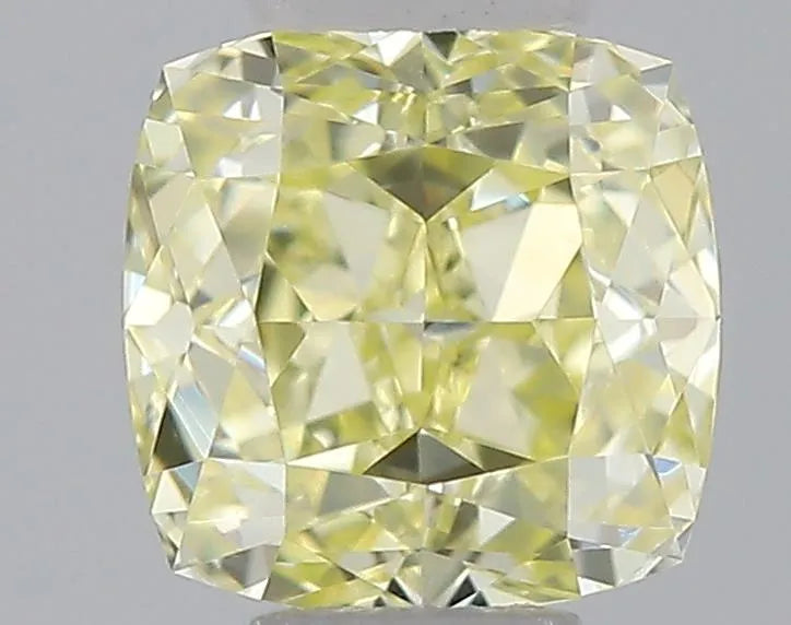 0.27ct Cushion brilliant Natural Diamond (Colour Fancy Yellow, Clarity VVS1, GIA Certified)