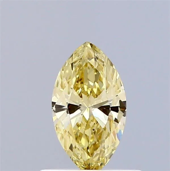 0.47ct Marquise Lab Grown Diamond (Colour Fancy Intense Yellow, Clarity VVS2, IGI Certified)