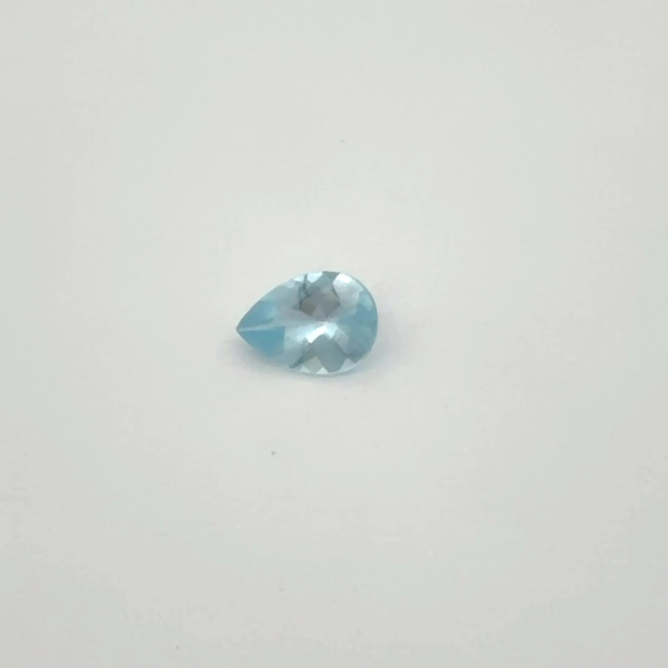 0.52ct Pear Natural Aquamarine (Colour Blue, Clarity Eye Clean, Cut Faceted)
