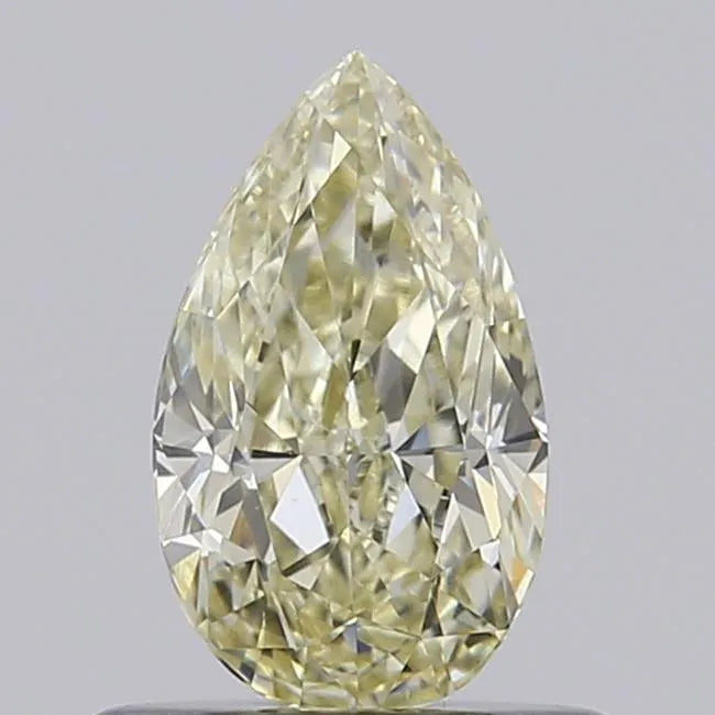 0.54ct Pear Lab Grown Diamond (Colour Very Light Yellow, Clarity VVS1, IGI Certified)