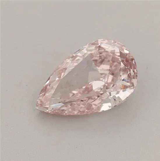 0.55ct Pear Lab Grown Diamond (Colour Fancy Intense Pink, Clarity VS1, IGI Certified)