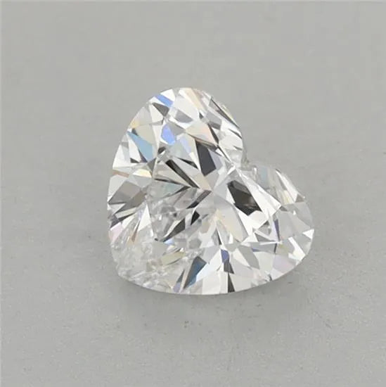 0.58ct Heart Lab Grown Diamond (Colour D, Clarity VVS2, IGI Certified)