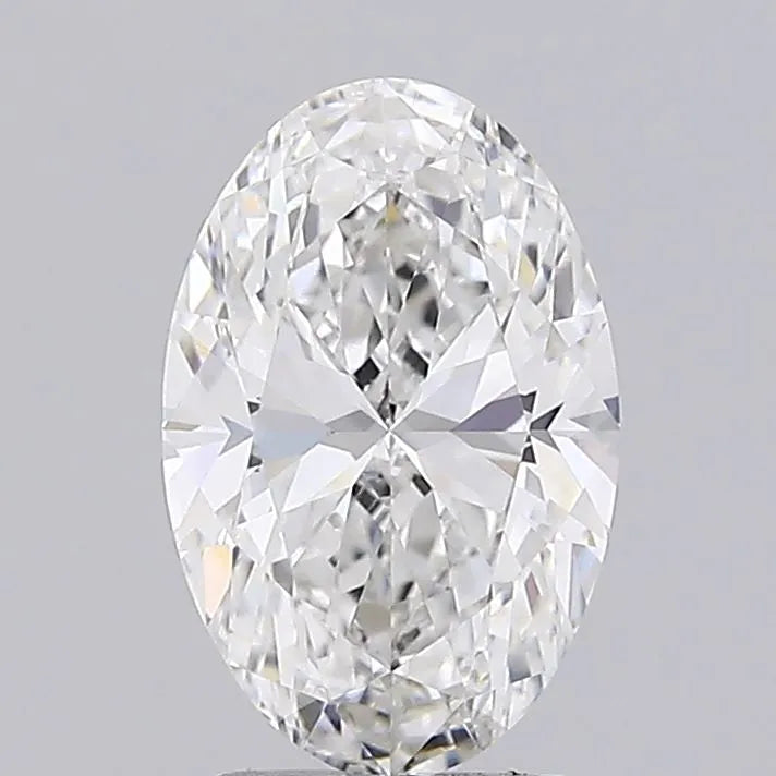 3.00ct Oval Lab Grown Diamond (Colour F, Clarity VVS1, IGI Certified)