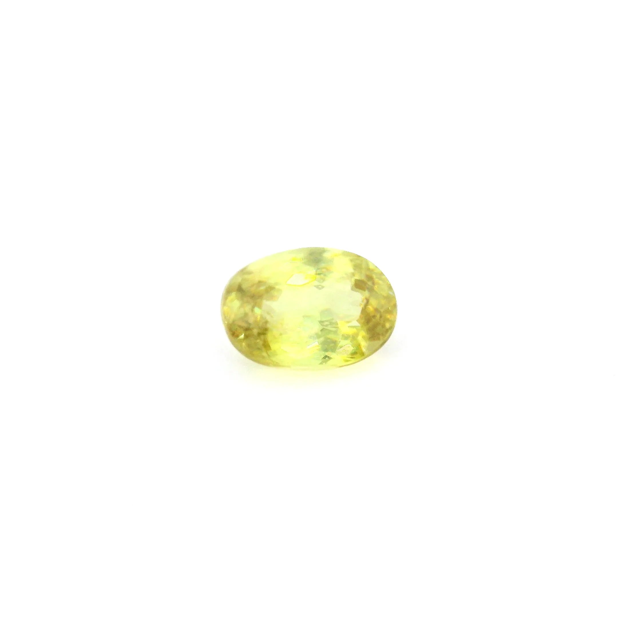 1.02ct Oval Natural Sphene (Colour Yellow, Clarity Slightly Included, Cut Faceted)