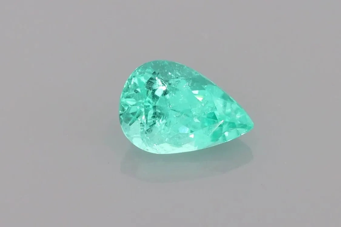 1.37ct Pear Natural Tourmaline (Colour Blue, Clarity Slightly Included, Cut Faceted)