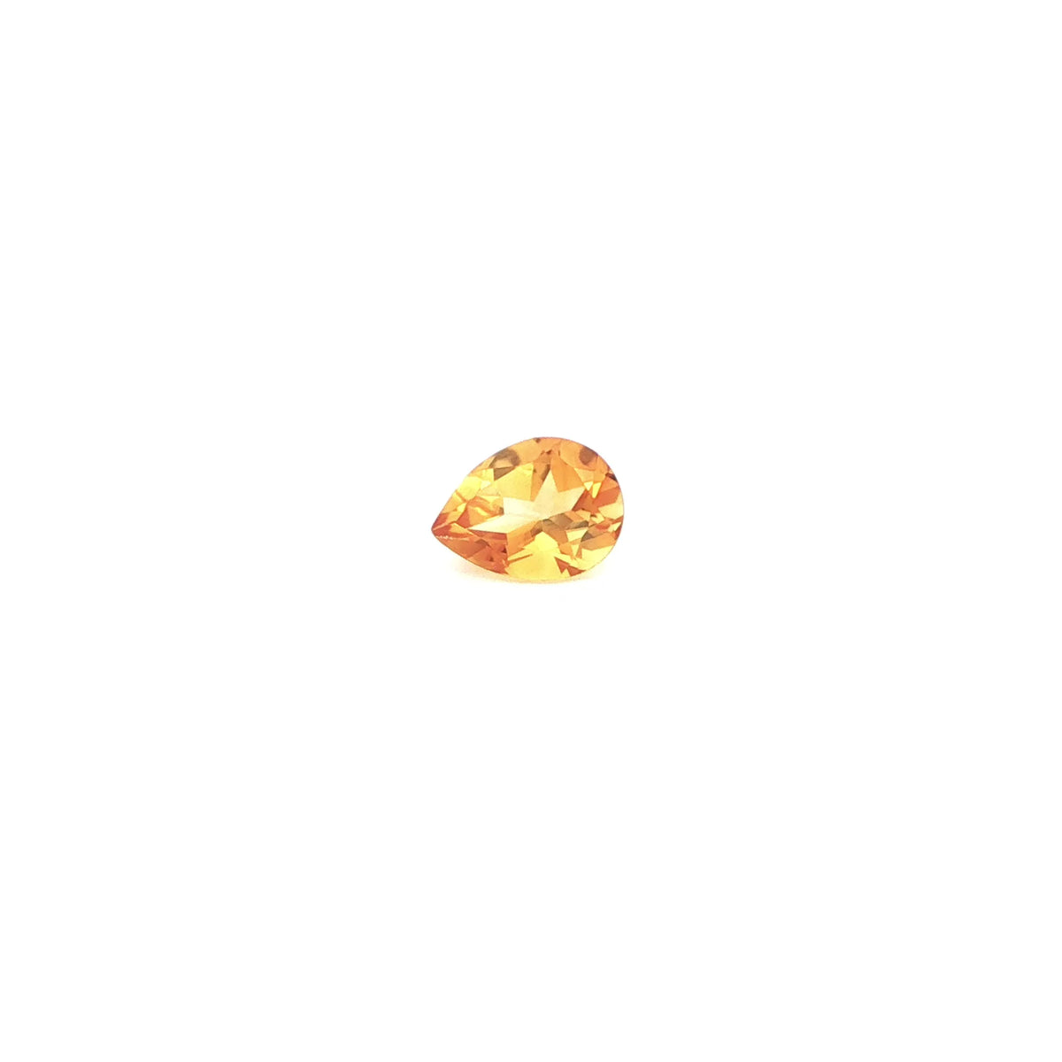 1.46ct Pear Natural Citrine (Colour Yellow, Clarity Eye Clean, Cut Faceted)