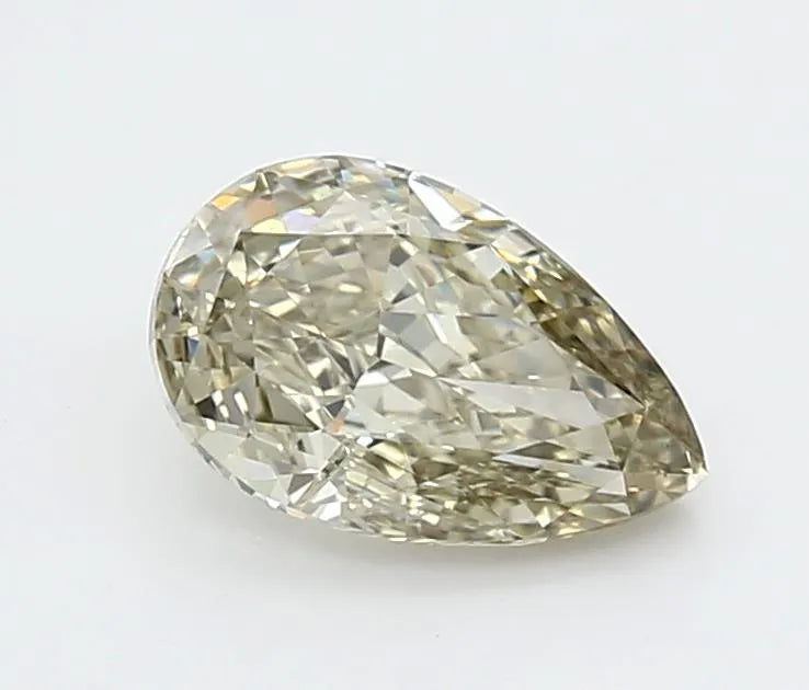 1.52ct Pear Lab Grown Diamond (Colour Fancy Light Gray Yellow, Clarity VS1, IGI Certified)