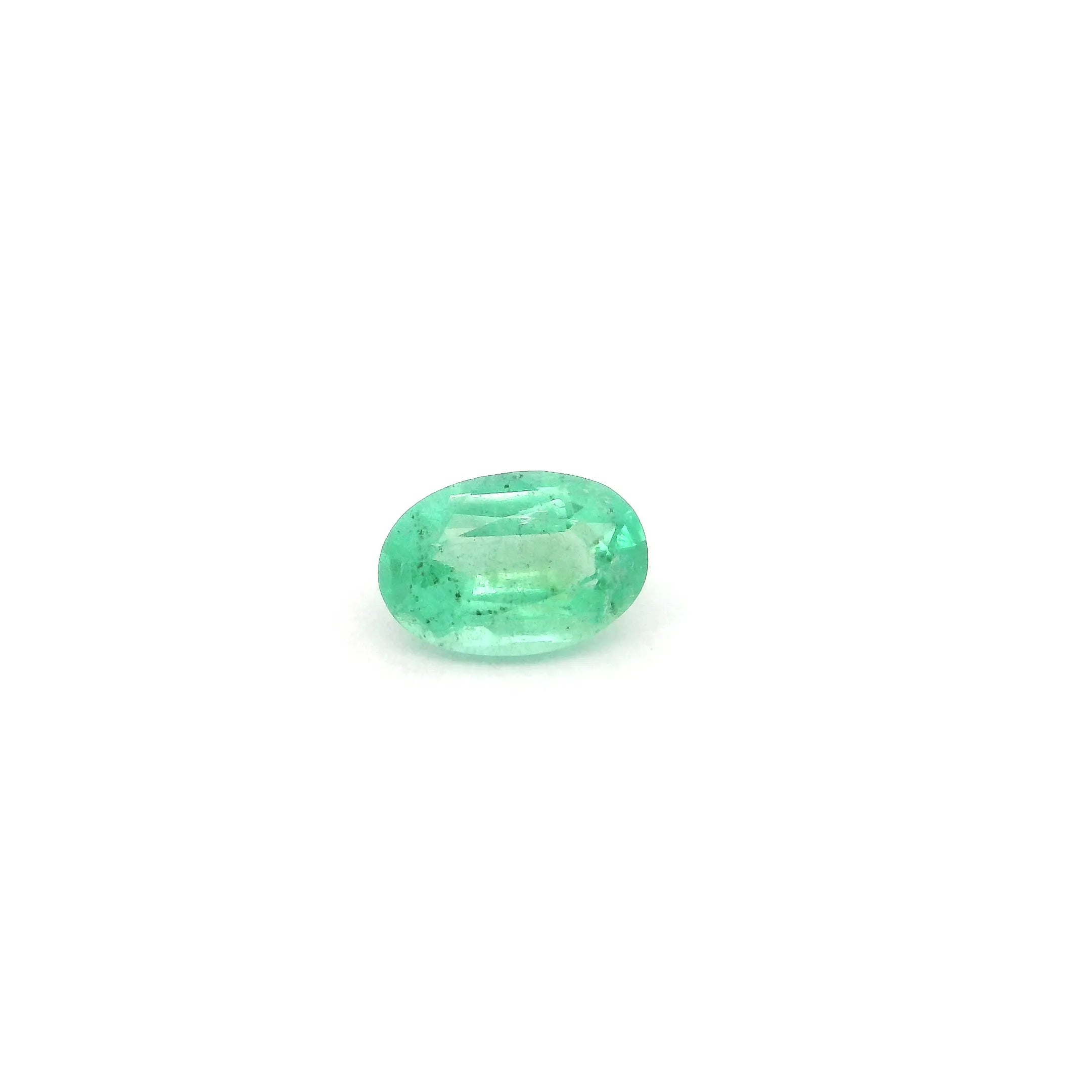 0.48ct Oval Natural Emerald (Colour Green, Clarity Slightly Included, Cut Faceted)