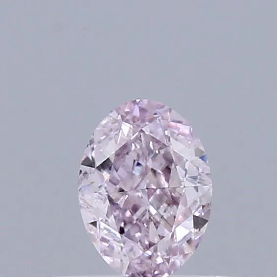 0.31ct Oval Natural Diamond (Colour Light Pink, Clarity VS2, GIA Certified)
