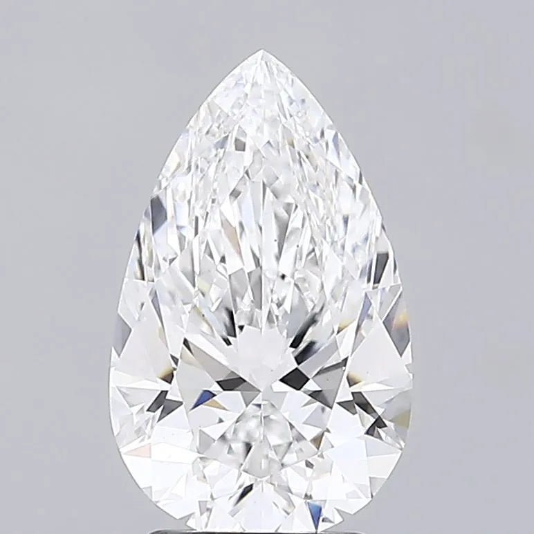 3.00ct Pear Lab Grown Diamond (Colour E, Clarity VS1, IGI Certified)