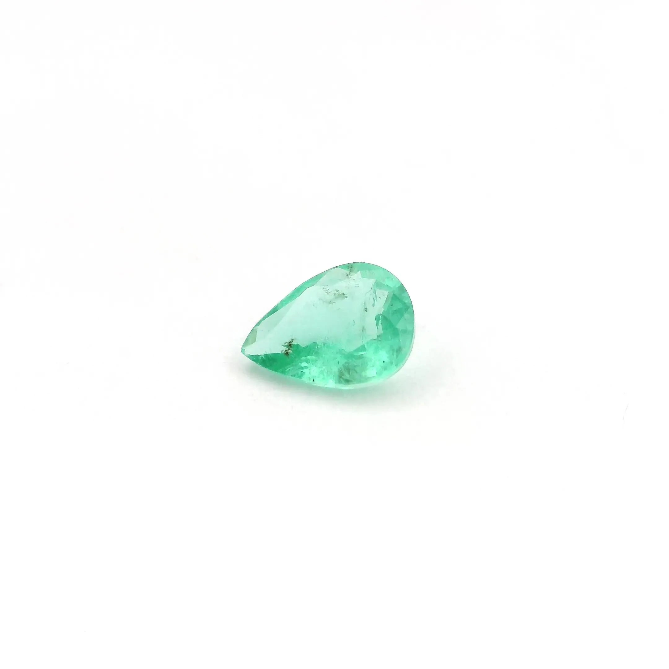 0.51ct Pear Natural Emerald (Colour Green, Clarity Slightly Included, Cut Faceted)