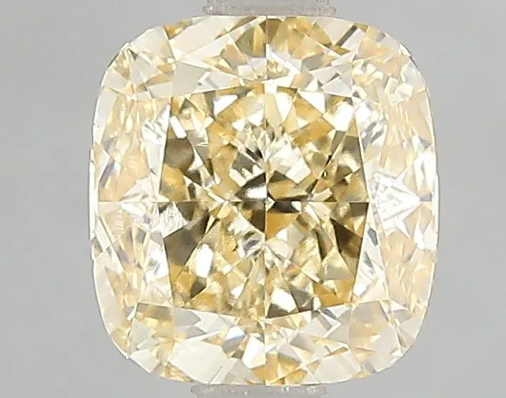 2.00ct Cushion modified Lab Grown Diamond (Colour Fancy Intense Yellow, Clarity VS1, IGI Certified)