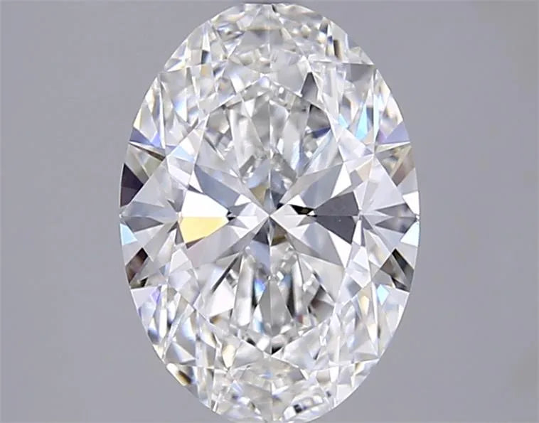 2.00ct Oval Lab Grown Diamond (Colour E, Clarity VVS1, IGI Certified)