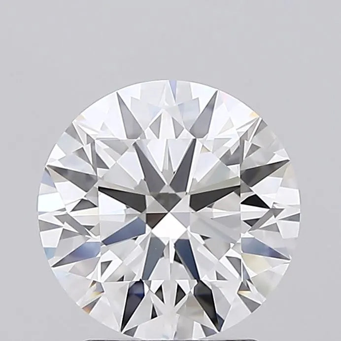 2.00ct Round Lab Grown Diamond (Colour E, Clarity IF, Cut ID, IGI Certified)