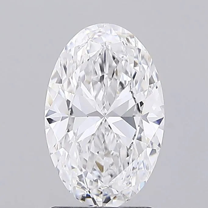 2.01ct Oval Lab Grown Diamond (Colour D, Clarity VVS2, IGI Certified)