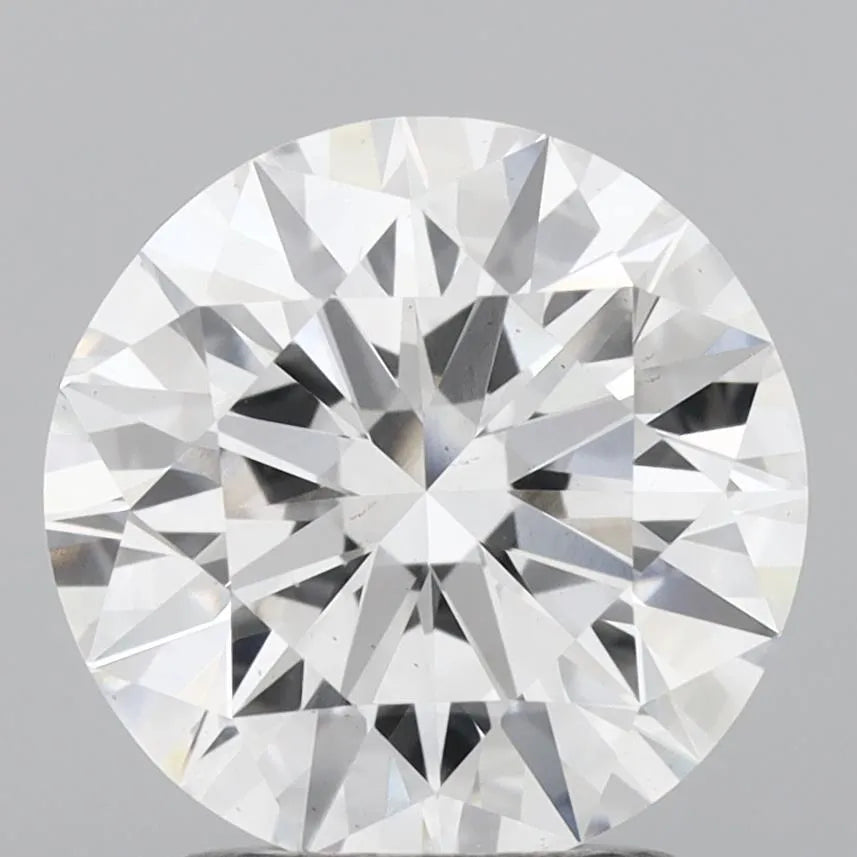2.01ct Round Lab Grown Diamond (Colour E, Clarity VS2, Cut ID, IGI Certified)