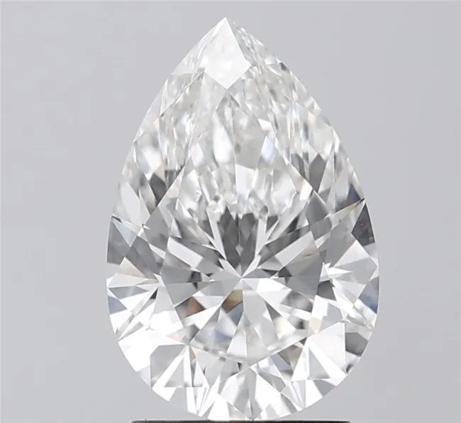 2.02ct Pear Lab Grown Diamond (Colour F, Clarity VVS2, IGI Certified)