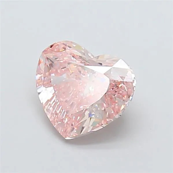 2.03ct Heart Lab Grown Diamond (Colour Fancy Pink, Clarity VVS2, IGI Certified)