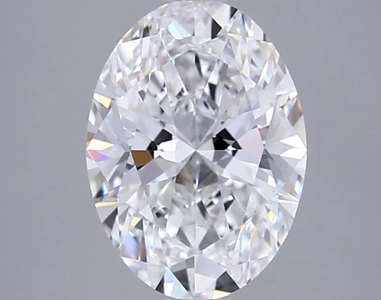 2.04ct Oval Lab Grown Diamond (Colour D, Clarity VVS2, IGI Certified)