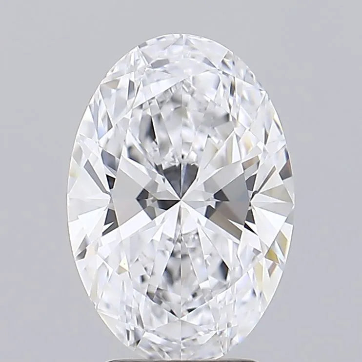 2.09ct Oval Lab Grown Diamond (Colour D, Clarity IF, IGI Certified)