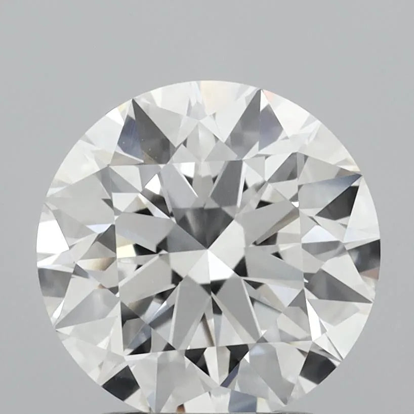 2.09ct Round Lab Grown Diamond (Colour F, Clarity VVS2, Cut ID, IGI Certified)