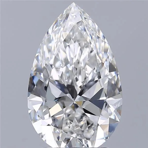 2.15ct Pear Lab Grown Diamond (Colour E, Clarity VVS1, IGI Certified)