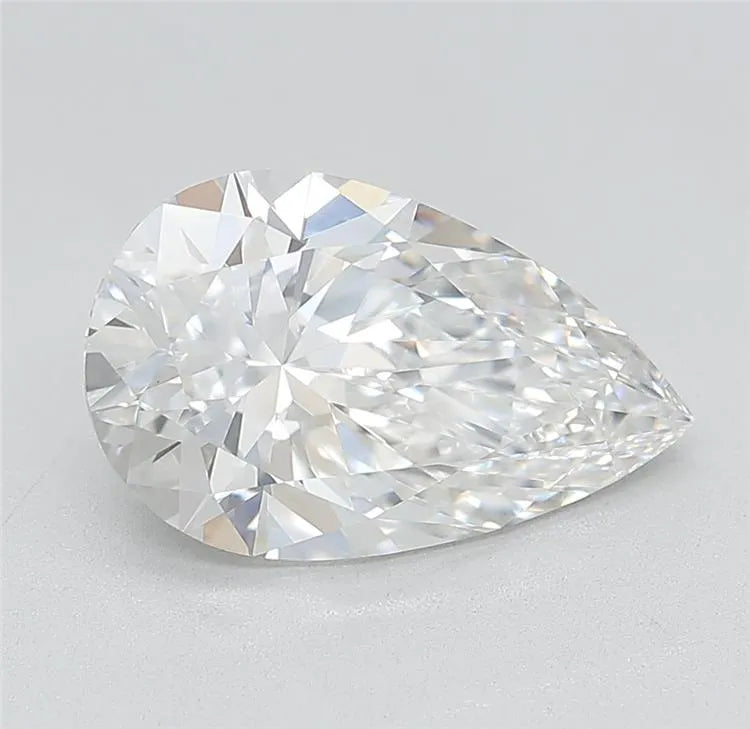 2.88ct Pear Lab Grown Diamond (Colour E, Clarity VVS2, Cut EX, IGI Certified)