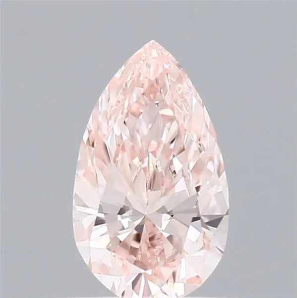 0.44ct Pear Lab Grown Diamond (Colour Fancy Pink, Clarity VVS2, IGI Certified)