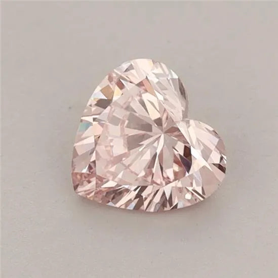 0.56ct Heart Lab Grown Diamond (Colour Fancy Intense Pink, Clarity VVS2, IGI Certified)