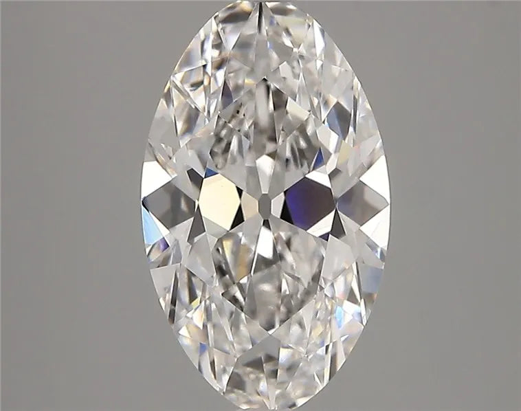 3.00ct Oval Lab Grown Diamond (Colour D, Clarity VVS2, IGI Certified)