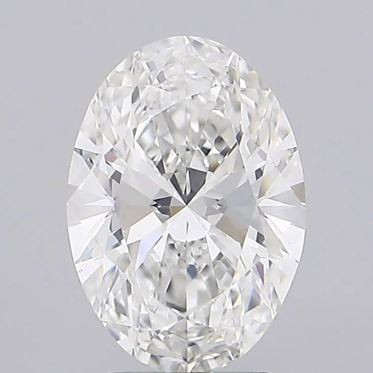 3.00ct Oval Lab Grown Diamond (Colour F, Clarity VVS2, IGI Certified)