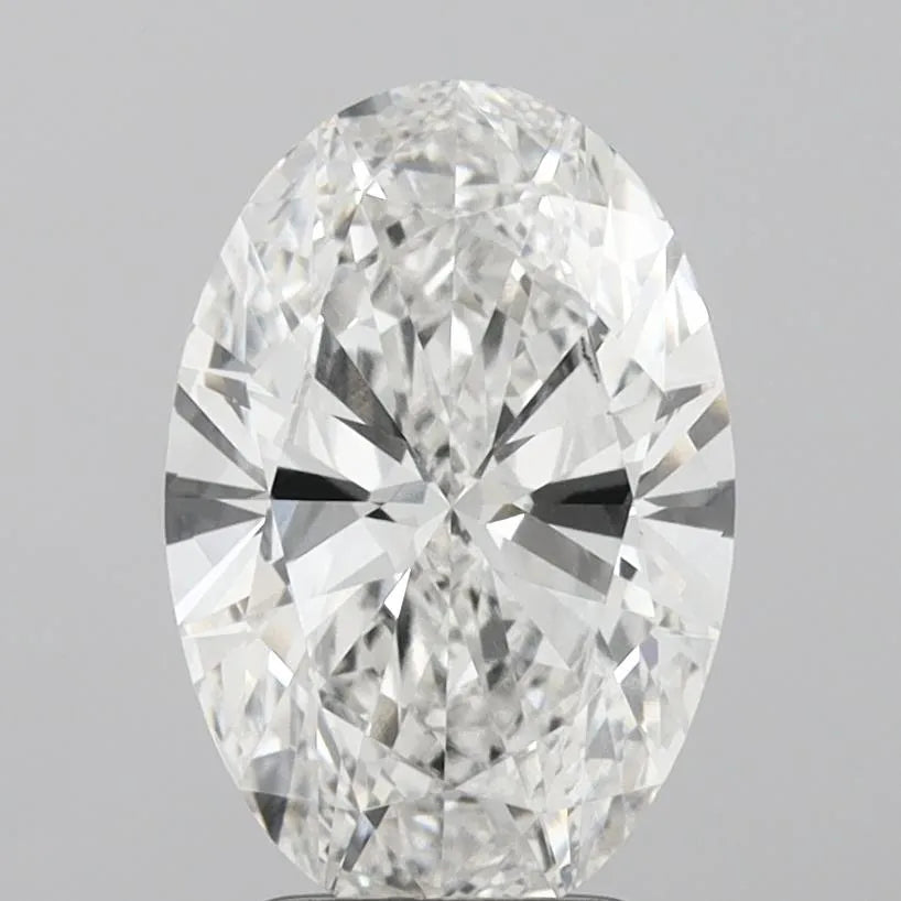 3.00ct Oval Lab Grown Diamond (Colour F, Clarity VVS2, IGI Certified)
