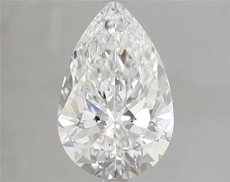 3.03ct Pear Lab Grown Diamond (Colour D, Clarity VVS2, IGI Certified)