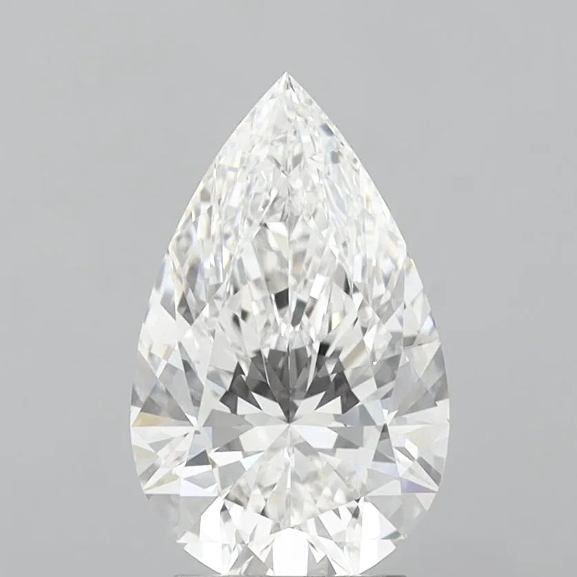 3.03ct Pear Lab Grown Diamond (Colour E, Clarity VVS2, IGI Certified)