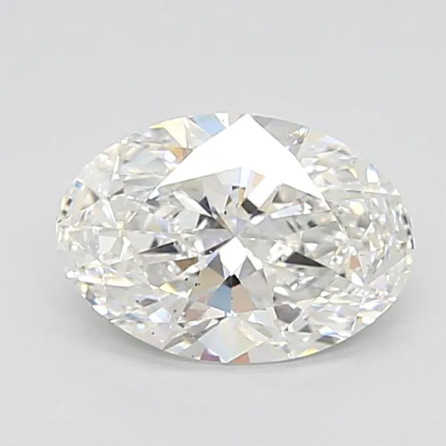 3.06ct Oval Lab Grown Diamond (Colour Fancy Vivid Blue, Clarity VS2, IGI Certified)