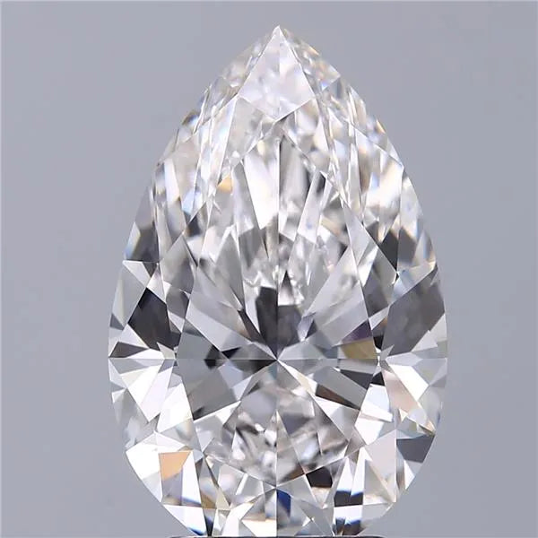 3.08ct Pear Lab Grown Diamond (Colour F, Clarity VVS1, IGI Certified)