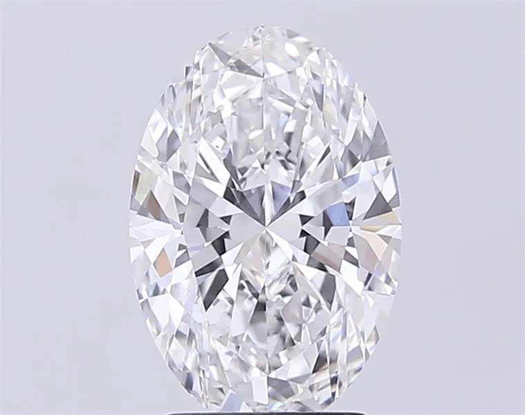 3.10ct Oval Lab Grown Diamond (Colour E, Clarity VS1, IGI Certified)