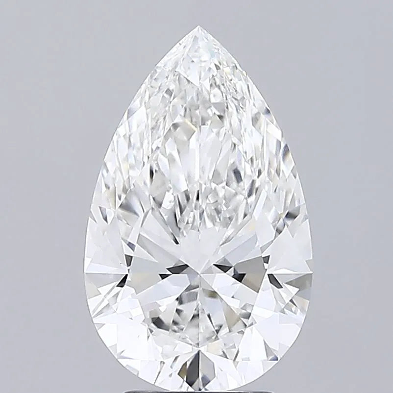 3.76ct Pear Lab Grown Diamond (Colour E, Clarity VVS2, IGI Certified)