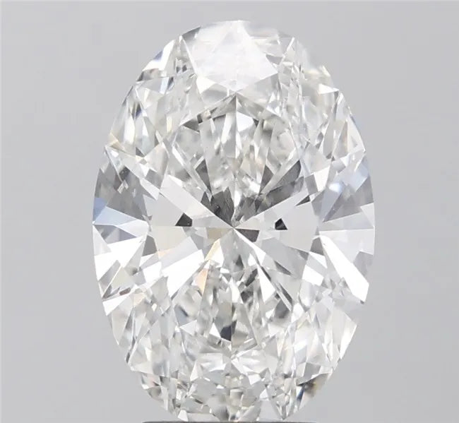 4.00ct Oval Lab Grown Diamond (Colour G, Clarity VVS2, IGI Certified)