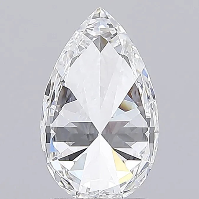 4.04ct Pear Lab Grown Diamond (Colour F, Clarity VVS2, IGI Certified)
