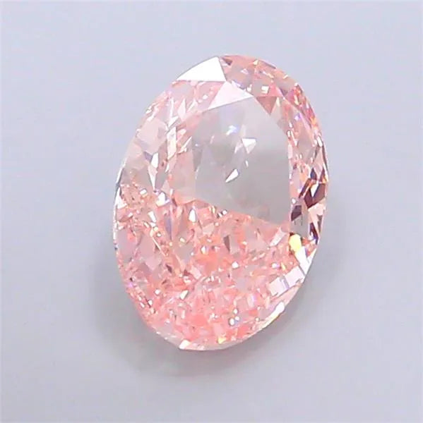 4.50ct Oval Lab Grown Diamond (Colour Fancy Intense Pink, Clarity VVS2, IGI Certified)