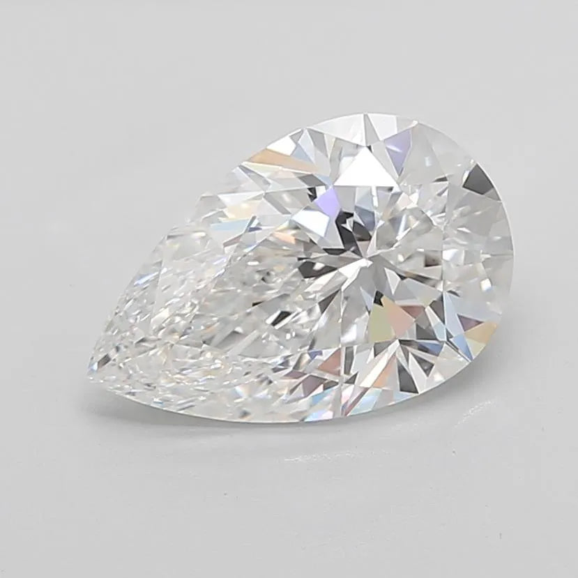 5.10ct Pear Lab Grown Diamond (Colour D, Clarity VVS2, IGI Certified)