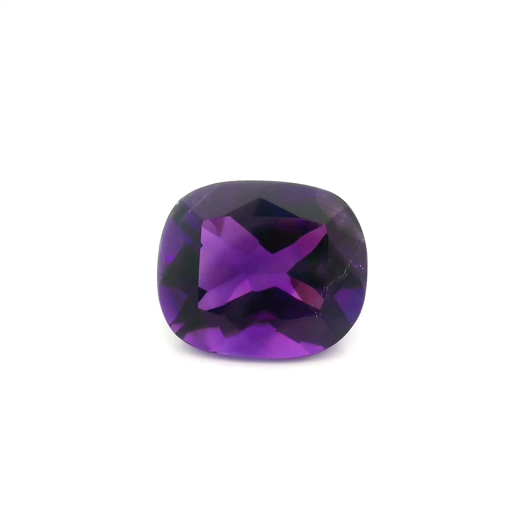 5.21ct Cushion Natural Amethyst (Colour Purple, Clarity Eye Clean, Cut Faceted)