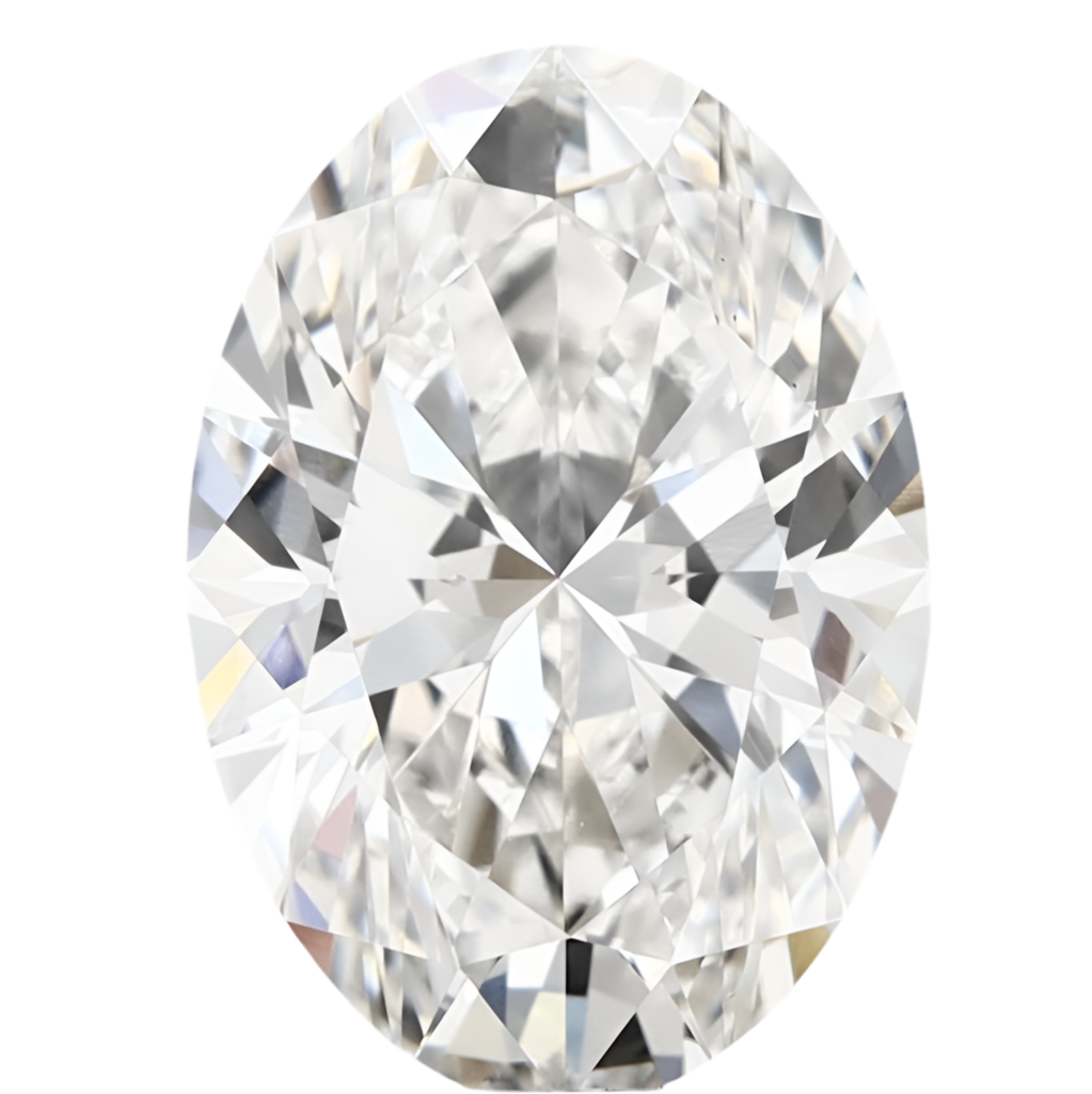 Oval 3.02ct F VVS2 Lab Grown Diamond (Excellent Cut, IGI Certified)
