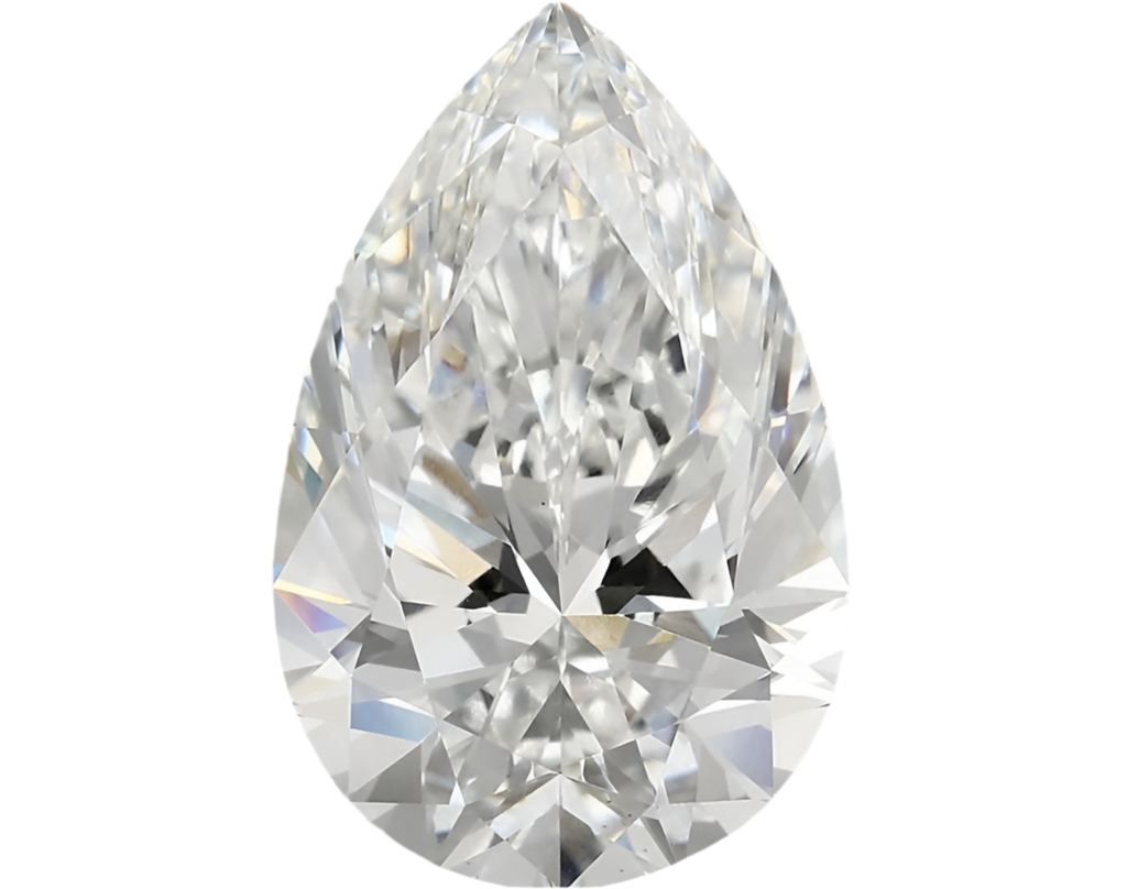 5.05ct Pear Lab-Grown Diamond (Colour D, Clarity VS1, Excellent Cut, IGI Certified)