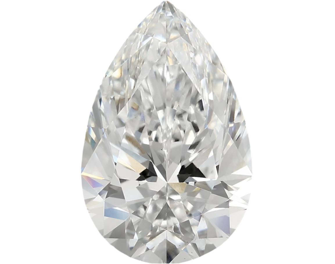 5.05ct Pear Lab-Grown Diamond (Colour D, Clarity VS1, Excellent Cut, IGI Certified)