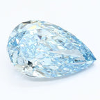 2.14ct Fancy Vivid Blue Pear Lab-Grown Diamond (VS1, Excellent Cut)